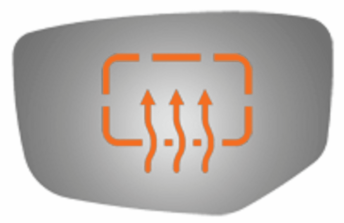 Honda Crosstour 2015 Driver Side Heated Mirror Glass