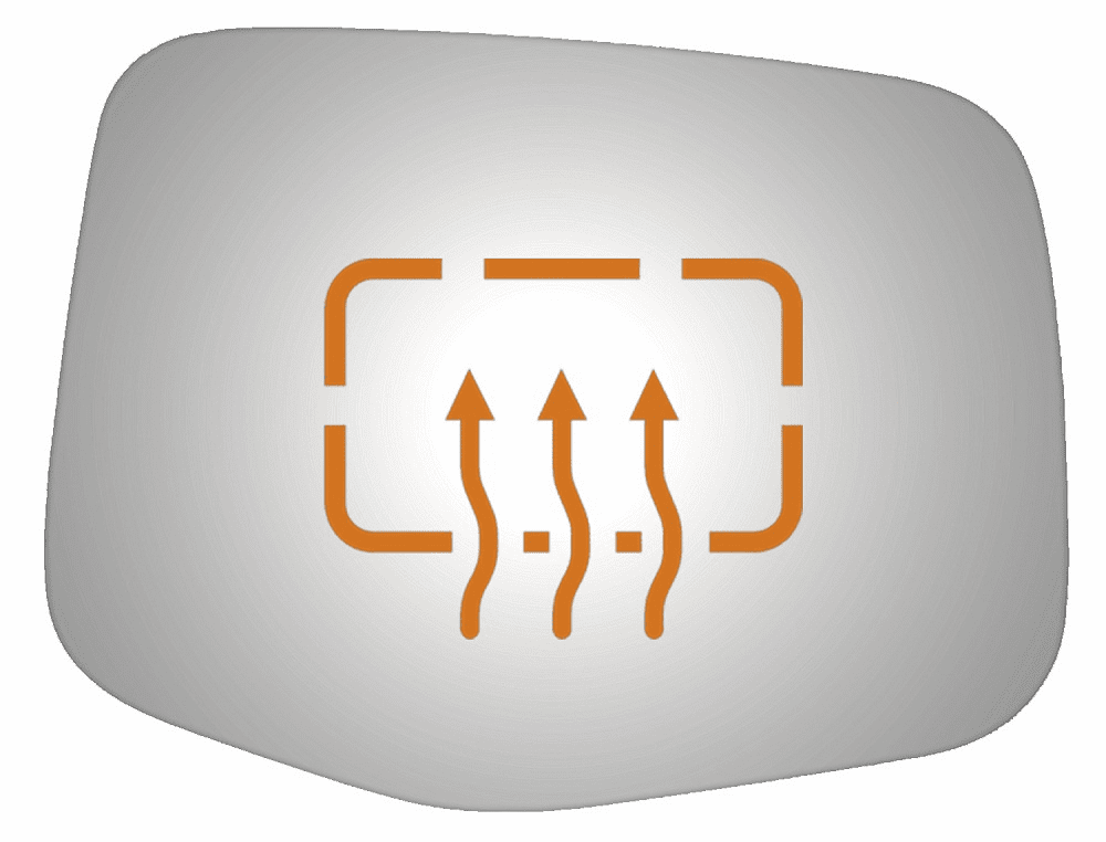 Honda Odyssey 2011 2012 2013 Passenger Side Heated Mirror Glass 