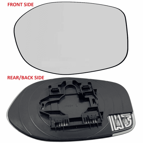 Honda Odyssey 2014 Driver Side Mirror Glass Heated W/Backing Plate
