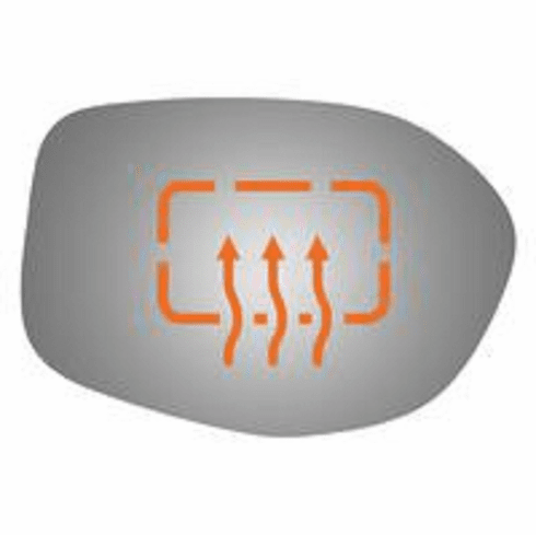 Honda Odyssey 2015 Passenger Side Mirror Glass Heated