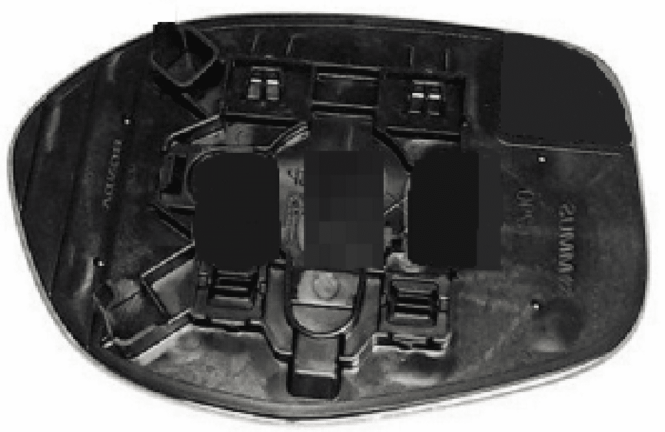 Honda Odyssey 2015 Passenger Side Mirror Glass W/Backing Plate