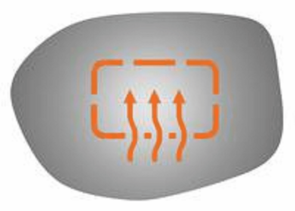 Honda Odyssey 2017 Driver Side Mirror Glass Heated