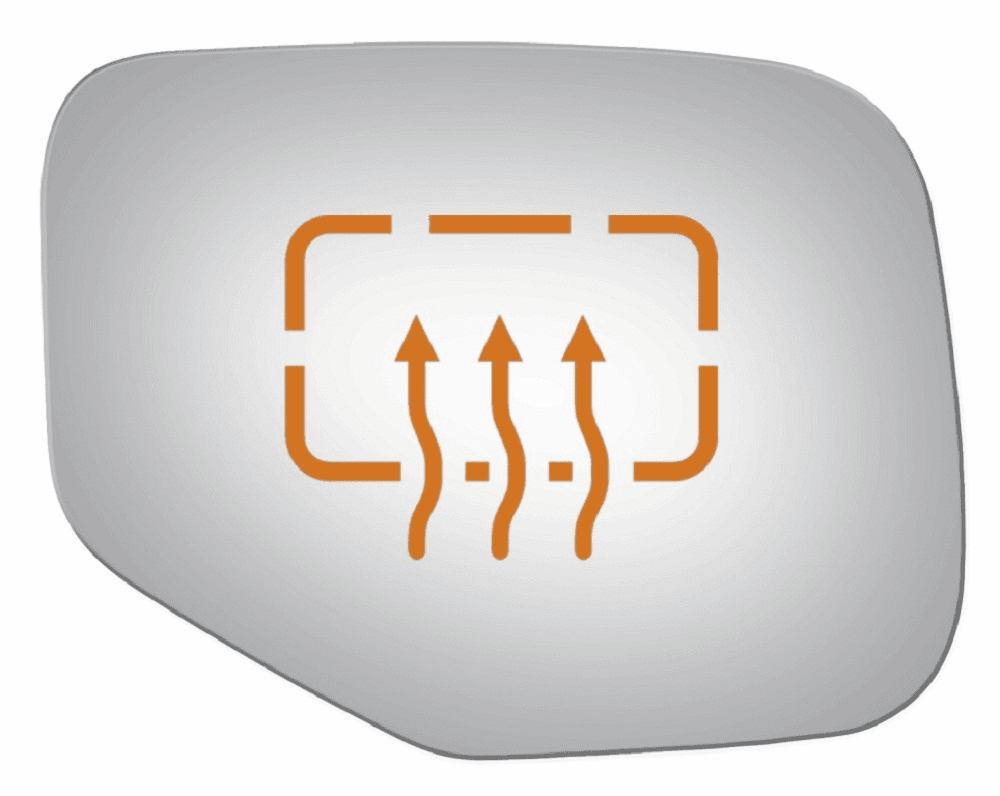 Honda Ridgeline 2006 2007 2008 Passenger Side Heated Mirror Glass