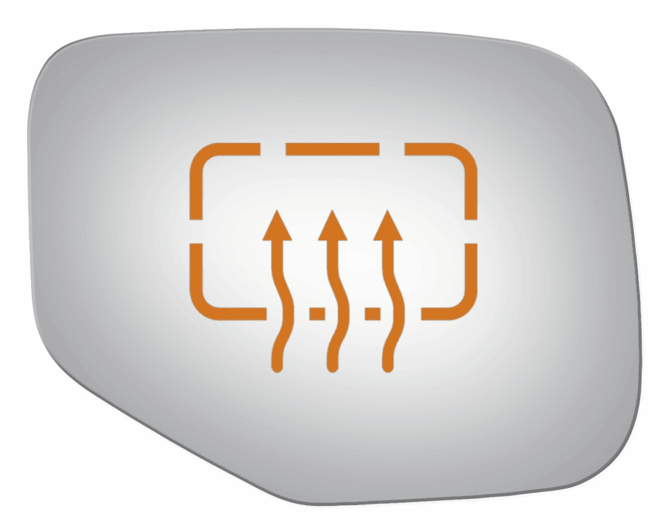 Honda Ridgeline 2012 2013 2014 Passenger Side Heated Mirror Glass