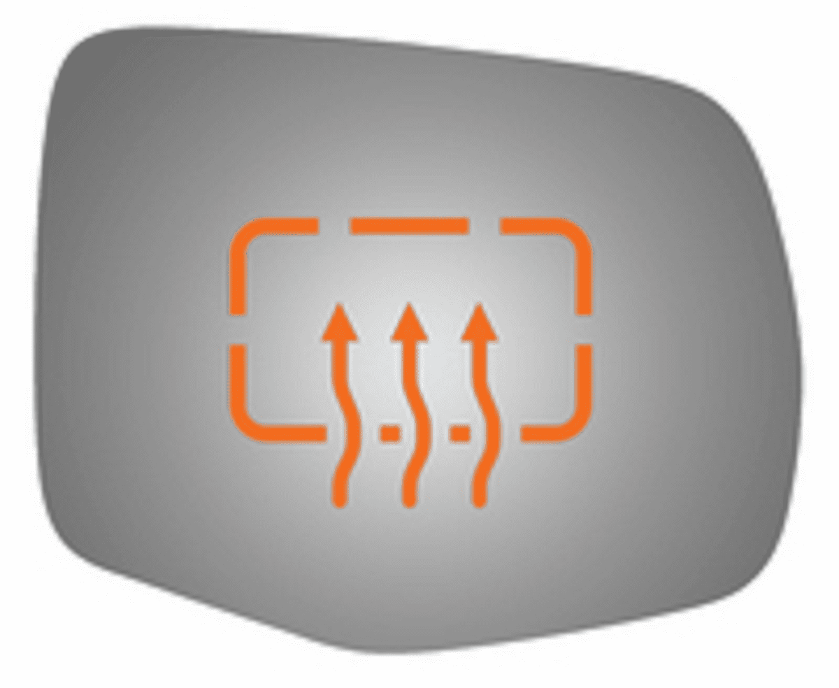 Honda Ridgeline 2018 Passenger Side Mirror Glass Heated