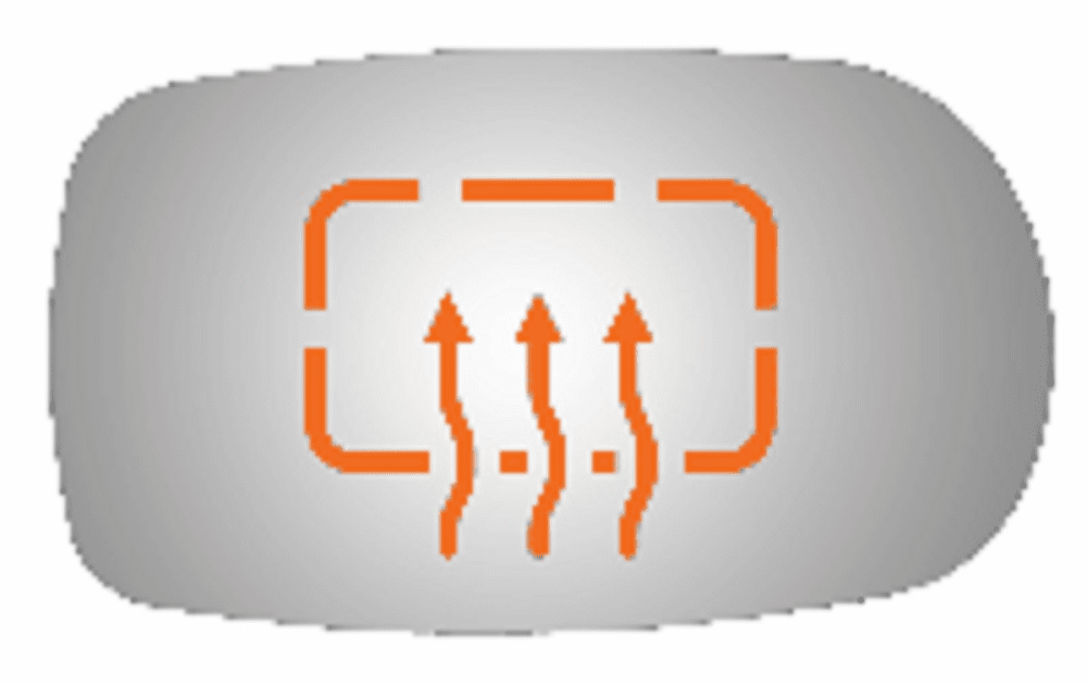 Hyundai Azera 2009  Passenger Side Mirror Glass Heated 