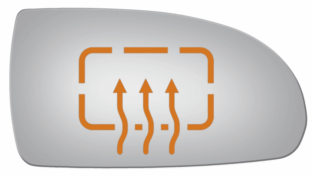 Hyundai Elantra 2007 Passenger Side Mirror Heated Glass