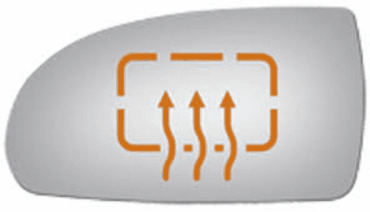 Hyundai Elantra 2008 Driver Side Mirror Heated Glass