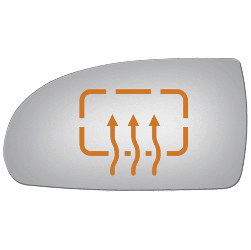 Hyundai Elantra 2010 Driver Side Mirror Heated Glass