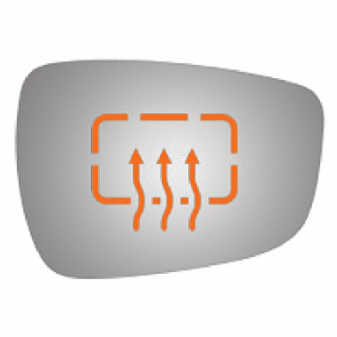 Hyundai Elantra 2011 Passenger Side Mirror Glass Heated 