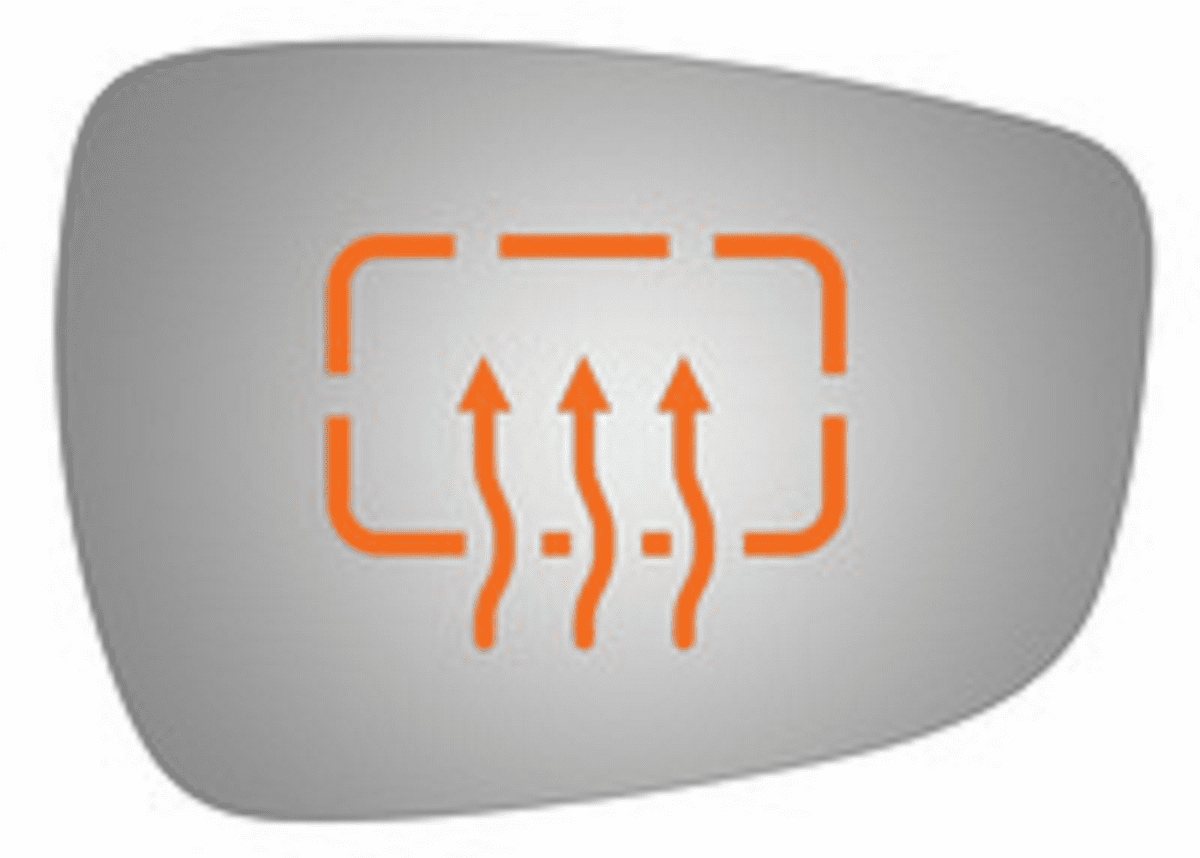 Hyundai Elantra 2011 Passenger Side Mirror Glass Heated 