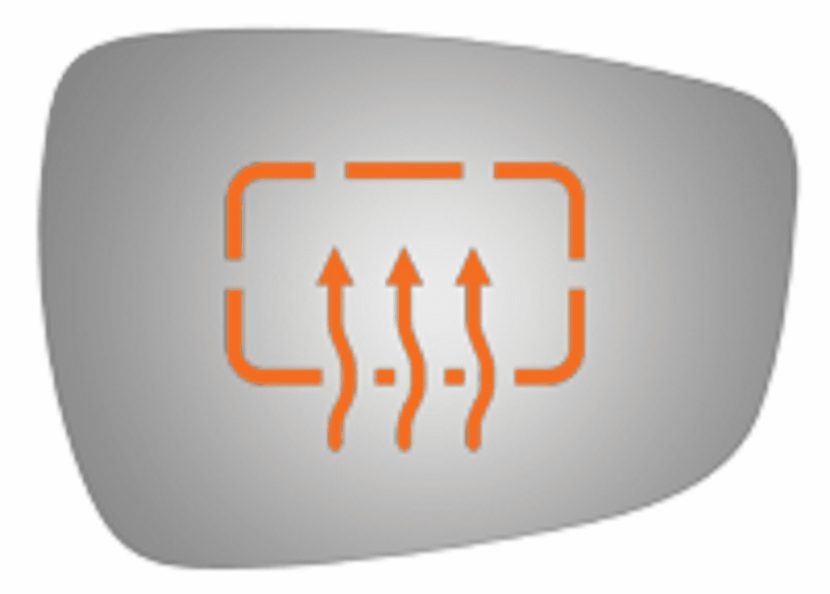 Hyundai Elantra 2011 Passenger Side Mirror Glass Heated 