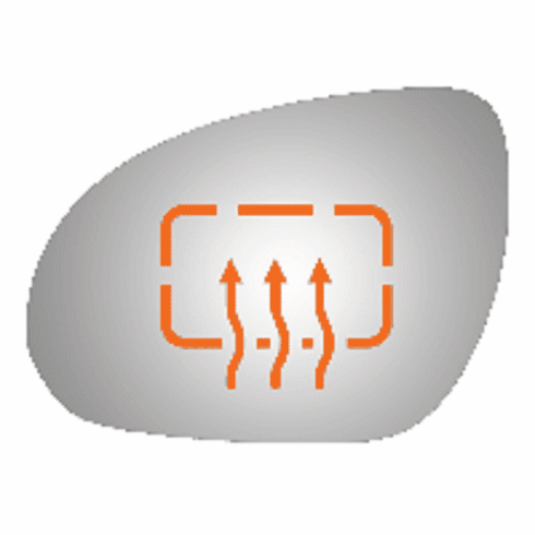 Hyundai Elantra 2012 Driver Side Mirror Glass Heated