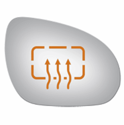 Hyundai Elantra 2012 Passenger Side Mirror Glass Heated