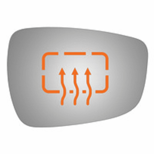 Hyundai Elantra 2012 Passenger Side Mirror Glass Heated