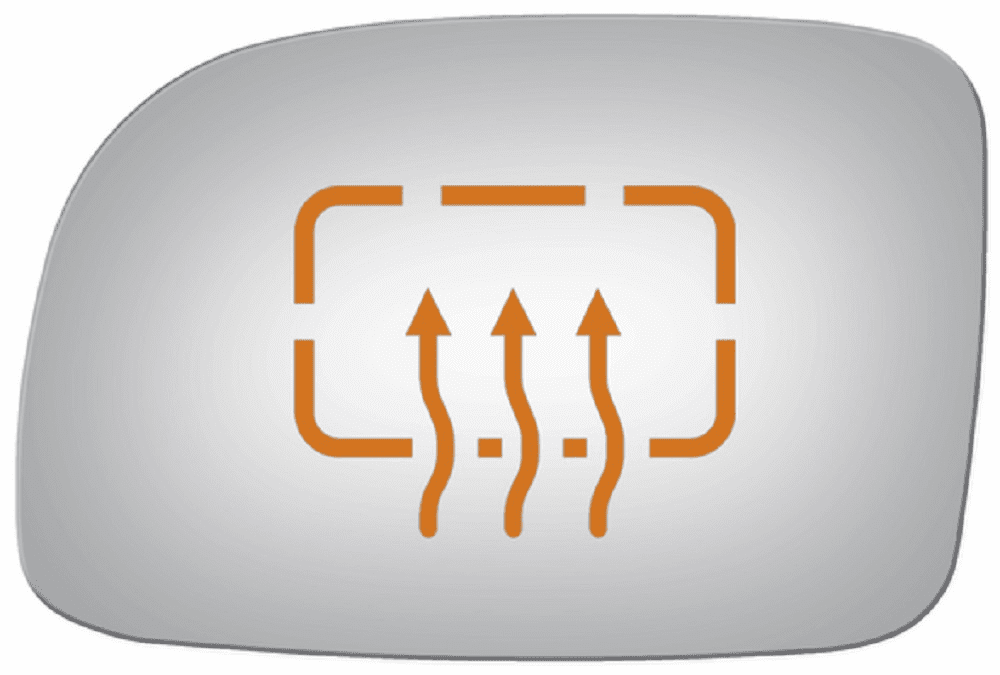 Hyundai Santa Fe 2011 Driver Side Heated  Mirror Glass