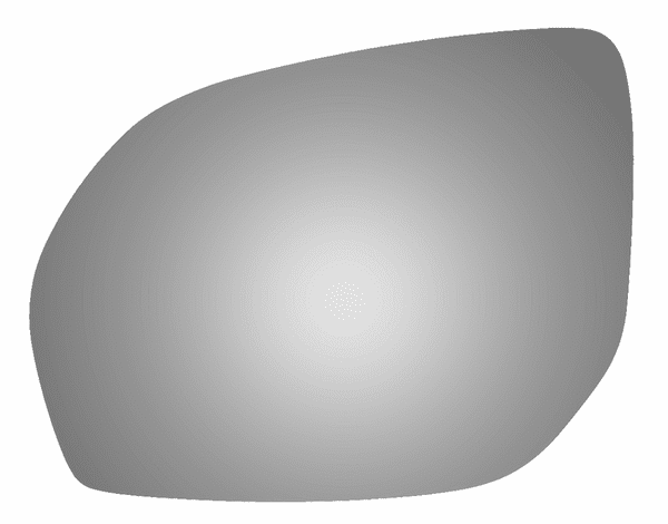 Hyundai Santa Fe 2013 Driver Side Mirror Glass