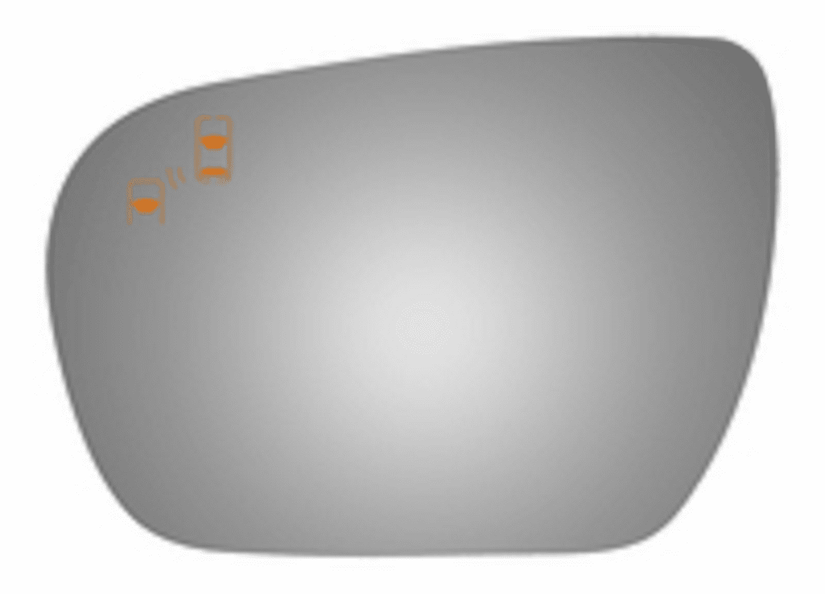 Hyundai Santa Fe 2013 Driver Side Mirror Glass Blind Spot 