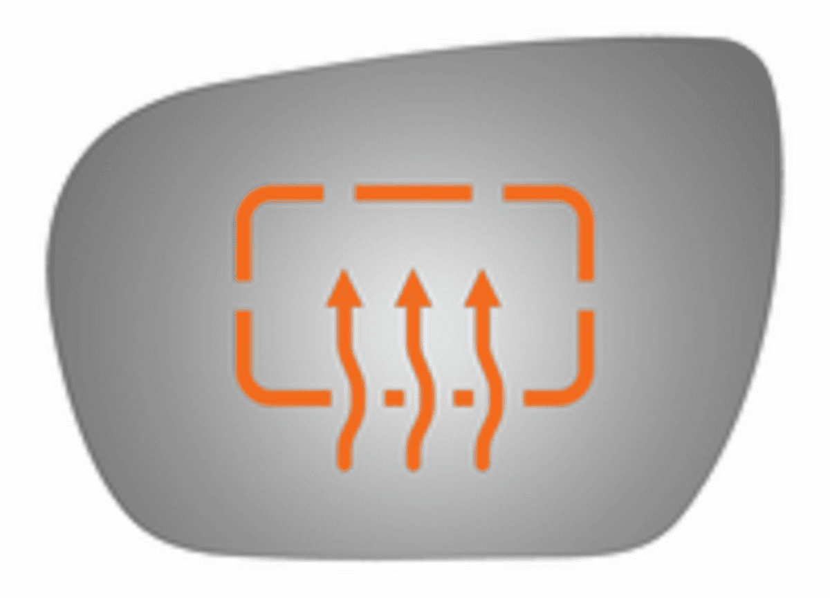 Hyundai Santa Fe 2013 Driver Side Mirror Glass Heated 