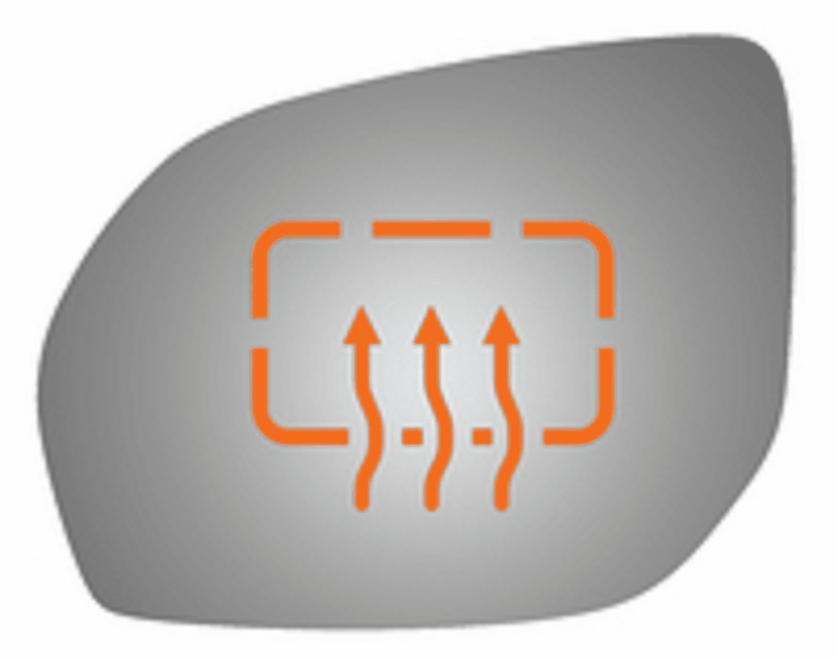 Hyundai Santa Fe 2014 Driver Side Mirror Glass Heated