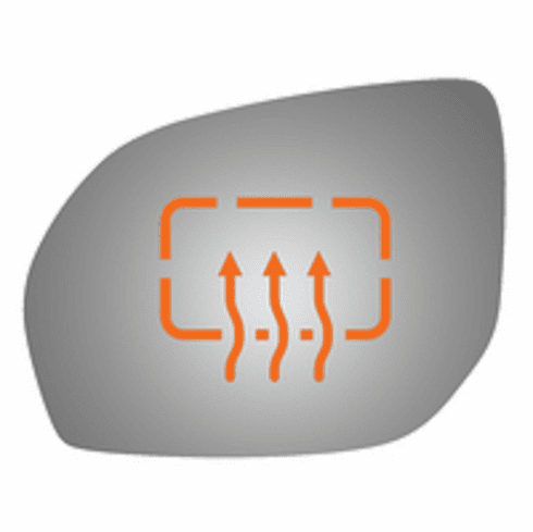Hyundai Santa Fe 2014 Driver Side Mirror Glass Heated