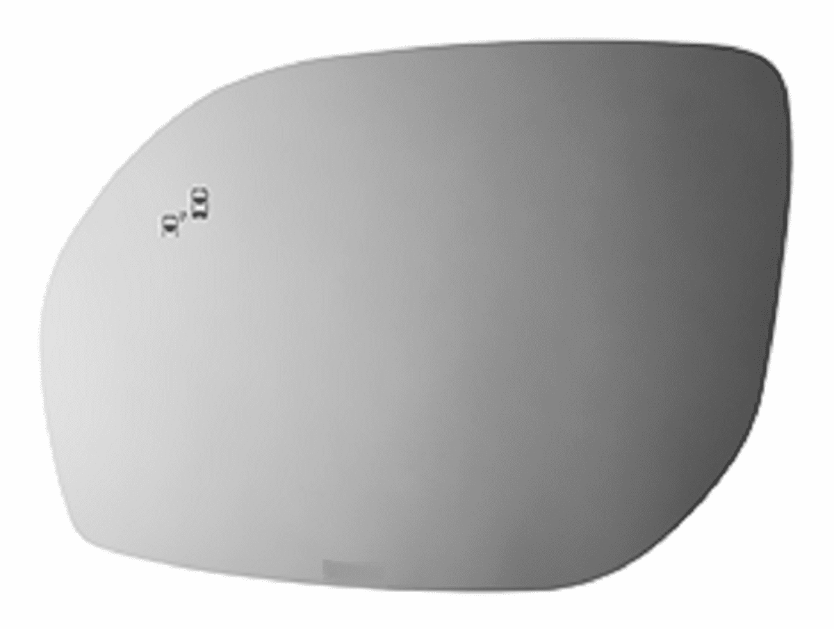 Hyundai Santa Fe 2016 2017 2018 2019 Right Passenger Side Mirror Glass with Blind Spot & Cross Path Icons