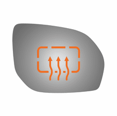 Hyundai Santa Fe 2016 Passenger Side Mirror Glass 