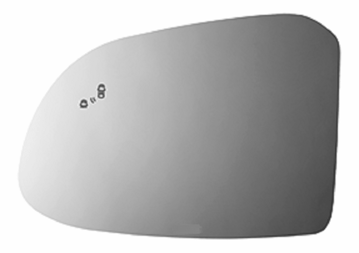 Hyundai Santa Fe 2019 2020 Driver Left Side Mirror Glass with Blind Spot & Cross Path Icons