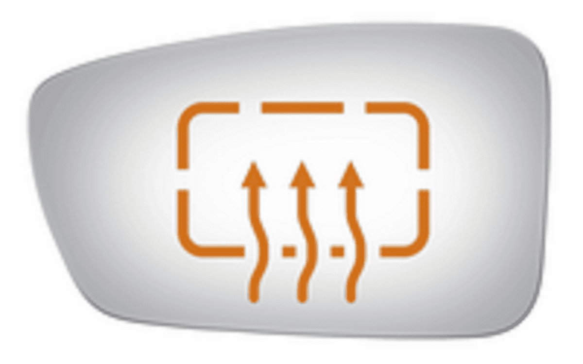 Hyundai Sonata 2013 Driver Side Mirror Glass Heated 