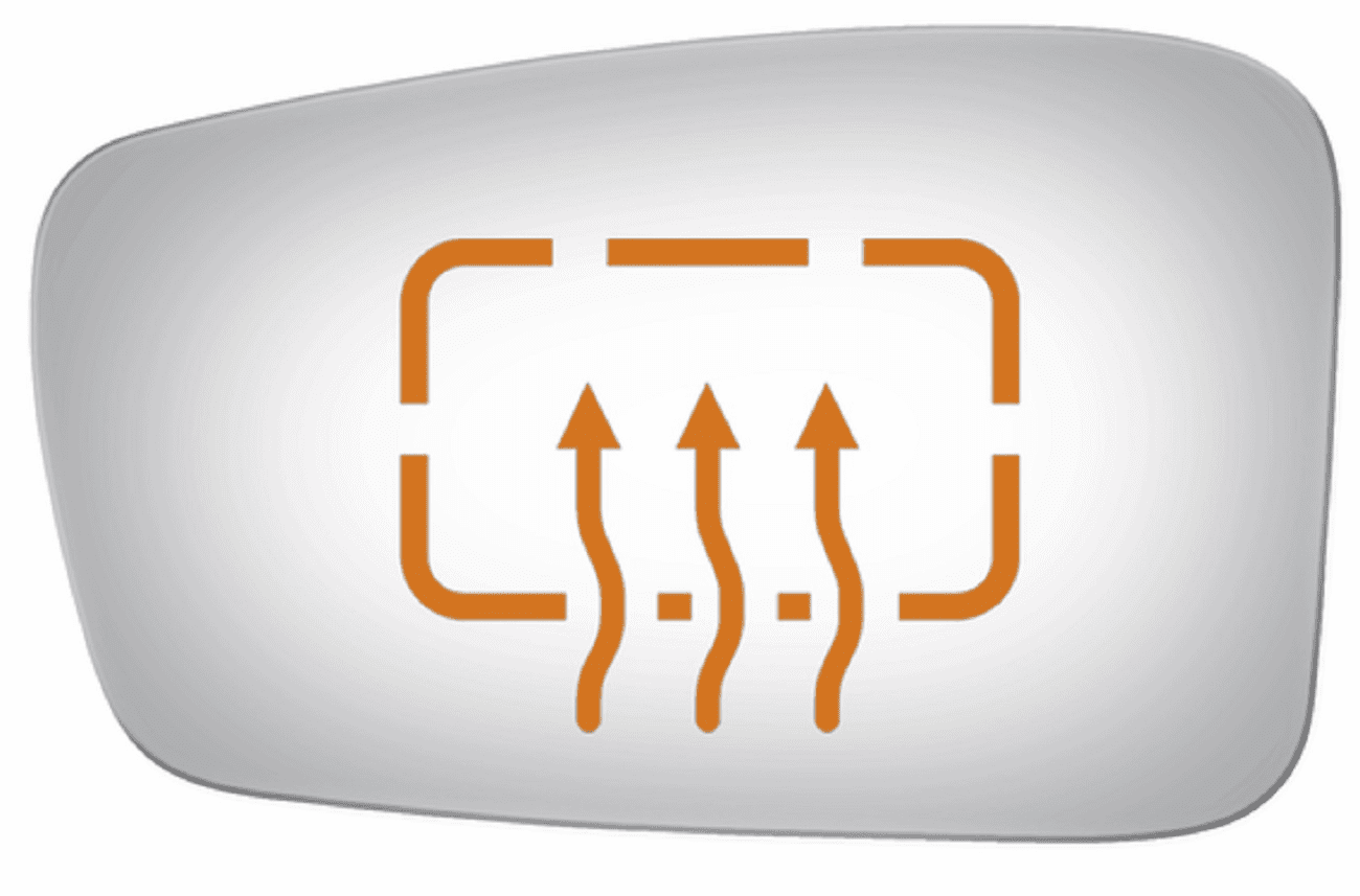 Hyundai Sonata 2014 Driver Side Mirror Glass Heated 