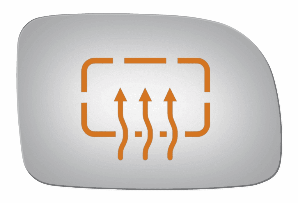 Hyundai Tucson 2006 Passenger Heated Side Mirror Glass