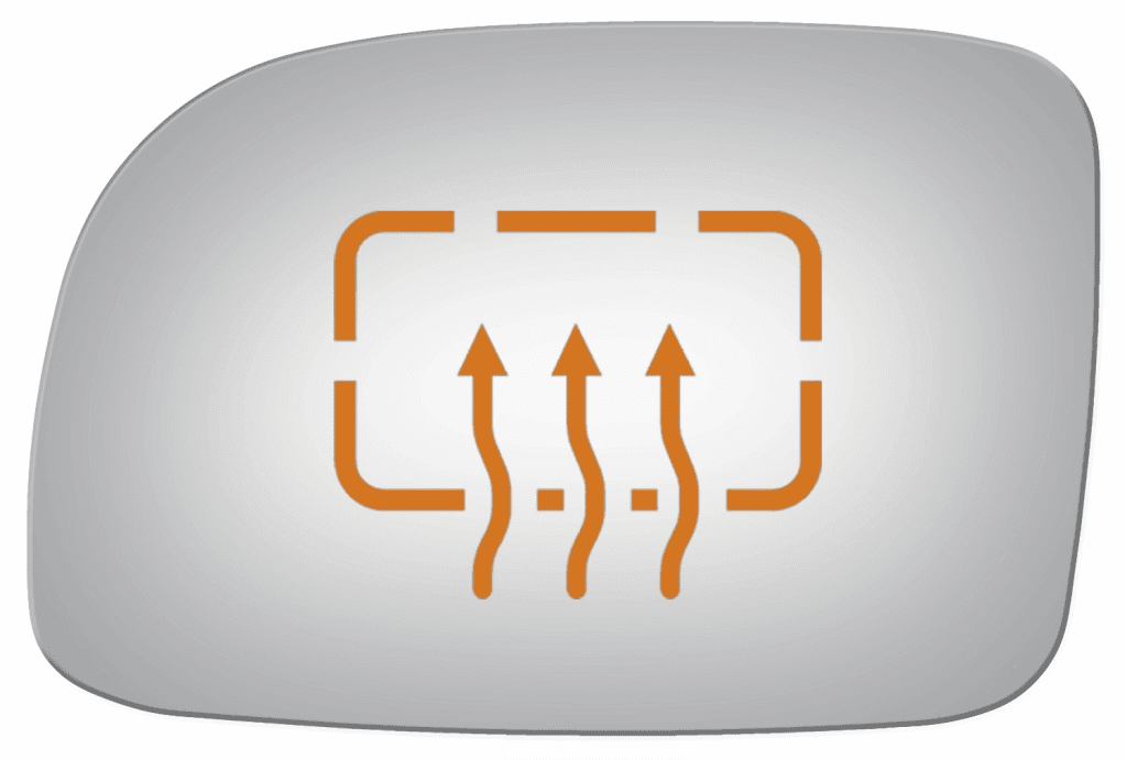 Hyundai Tucson 2008 Driver Heated Side Mirror Glass