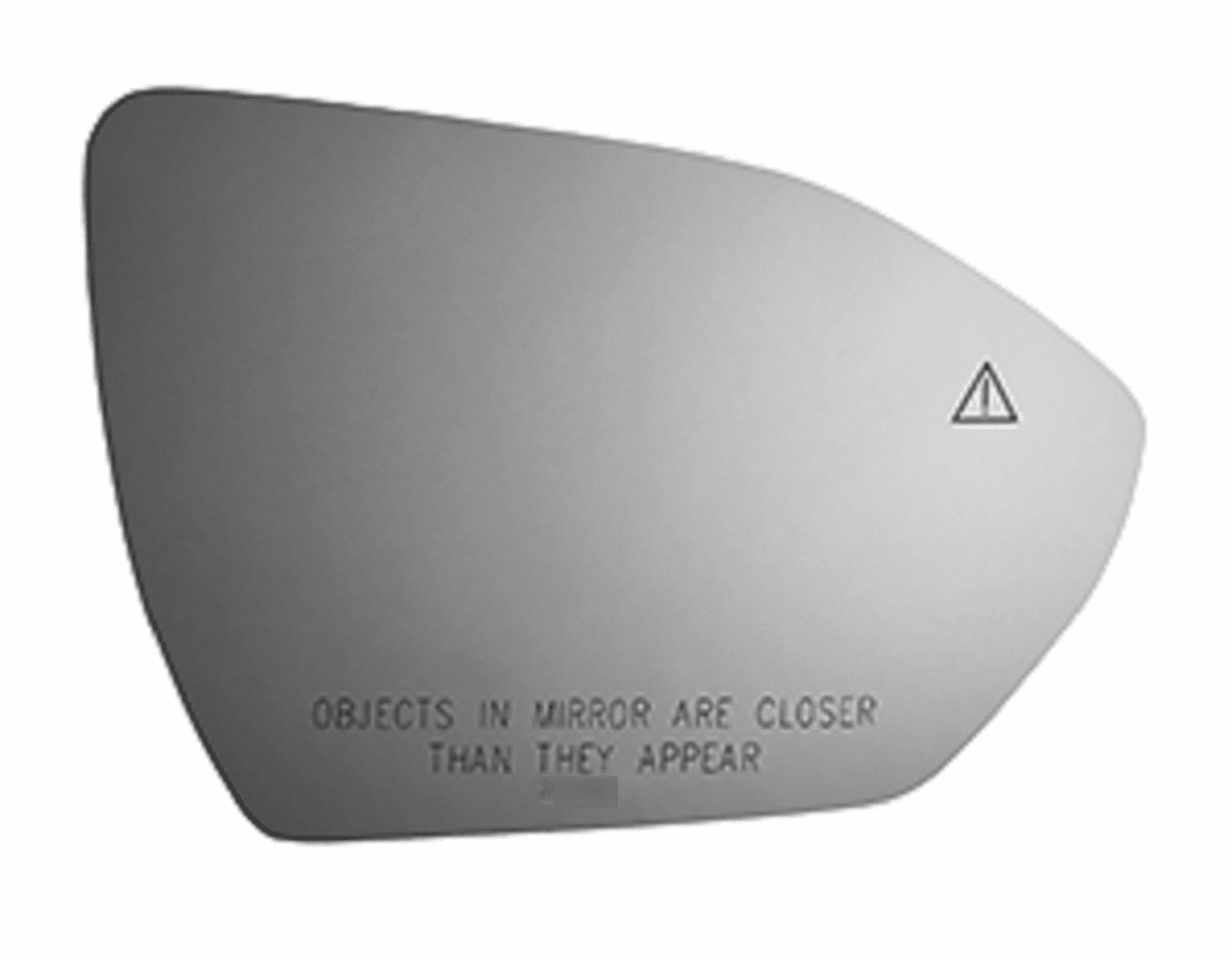 Hyundai Tucson 2022 2023 2024 Right Passenger Side Mirror Glass Blind Spot Icon