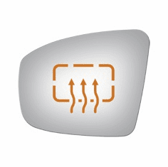 Infiniti EX35 2009 Driver Side Mirror Glass Heated