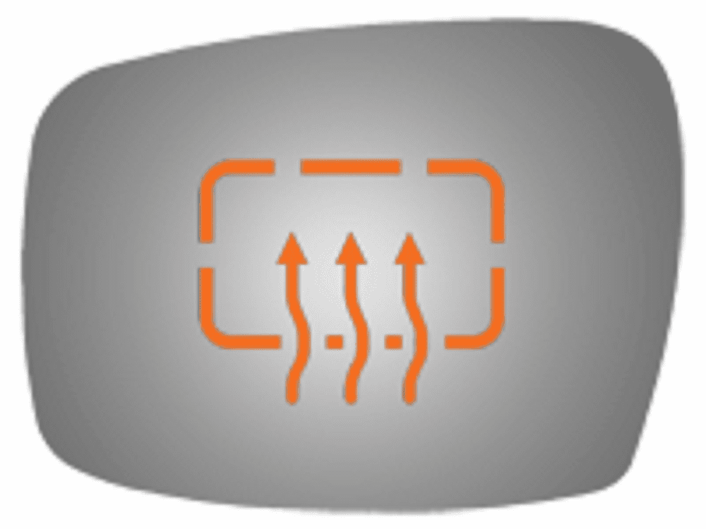 Infiniti M35H 2013 Driver Side Mirror Glass Heated