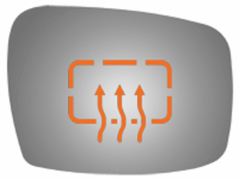 Infiniti M35H 2013 Passenger Side Mirror Glass Heated