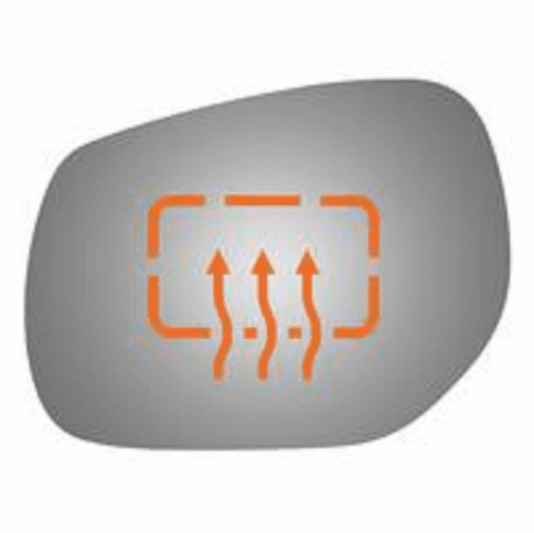 Infiniti Q50 2015 Driver Side Door Mirror Glass Heated