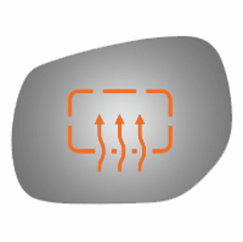 Infiniti Q50 2017 Driver Left Side Mirror Glass Heated