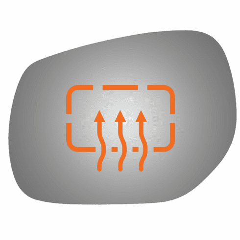 Infiniti Q60 2017 Driver Side Mirror Glass Heated