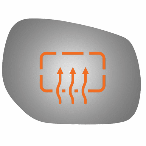 Infiniti Q60 2017 Passenger Side Mirror Glass Heated