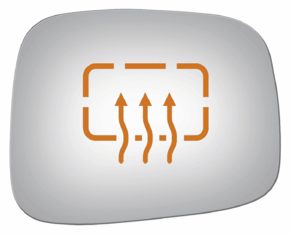 Isuzu Amigo 1998  Passenger Side Heated Mirror Glass 