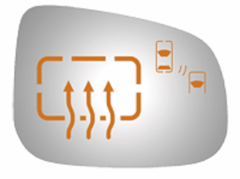 Jaguar XF 2012 2013 Passenger Side Mirror Glass Heated