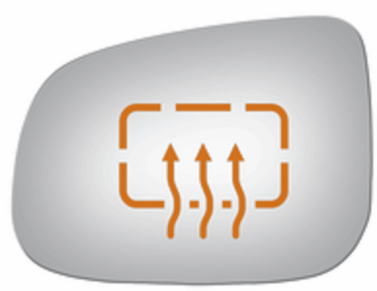 Jaguar XF 2017 Driver Left Side Heated Mirror Glass