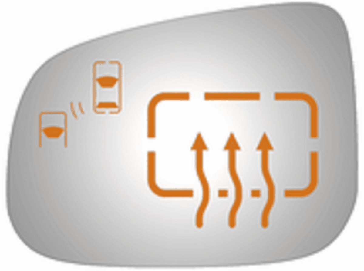 Jaguar XF 2017 Driver Left Side Heated Mirror Glass Blind Spot