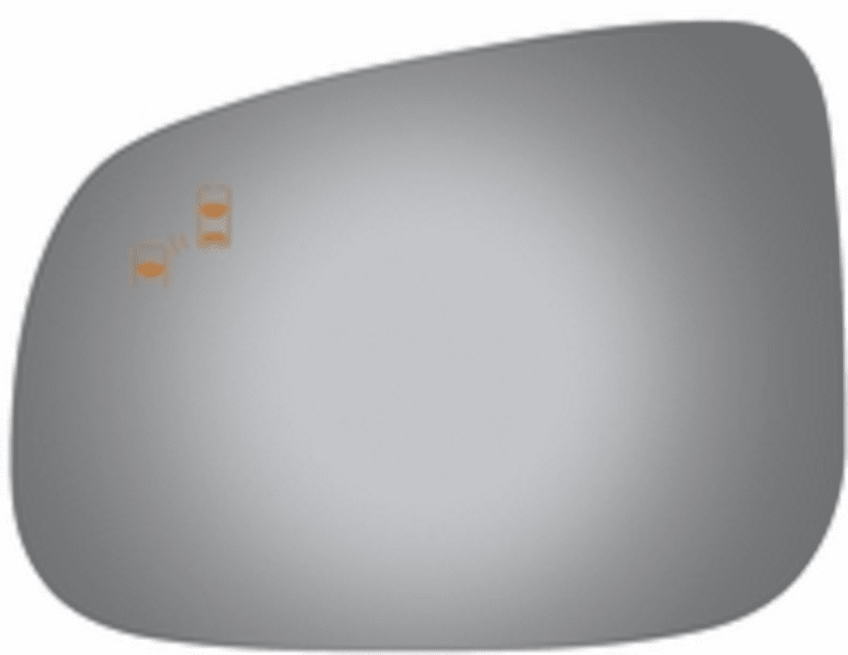 Jaguar XF 2017 Driver Left Side Mirror Glass Blind Spot