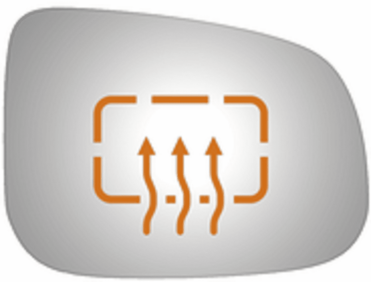 Jaguar XF 2017 Passenger Right Side Heated Mirror Glass