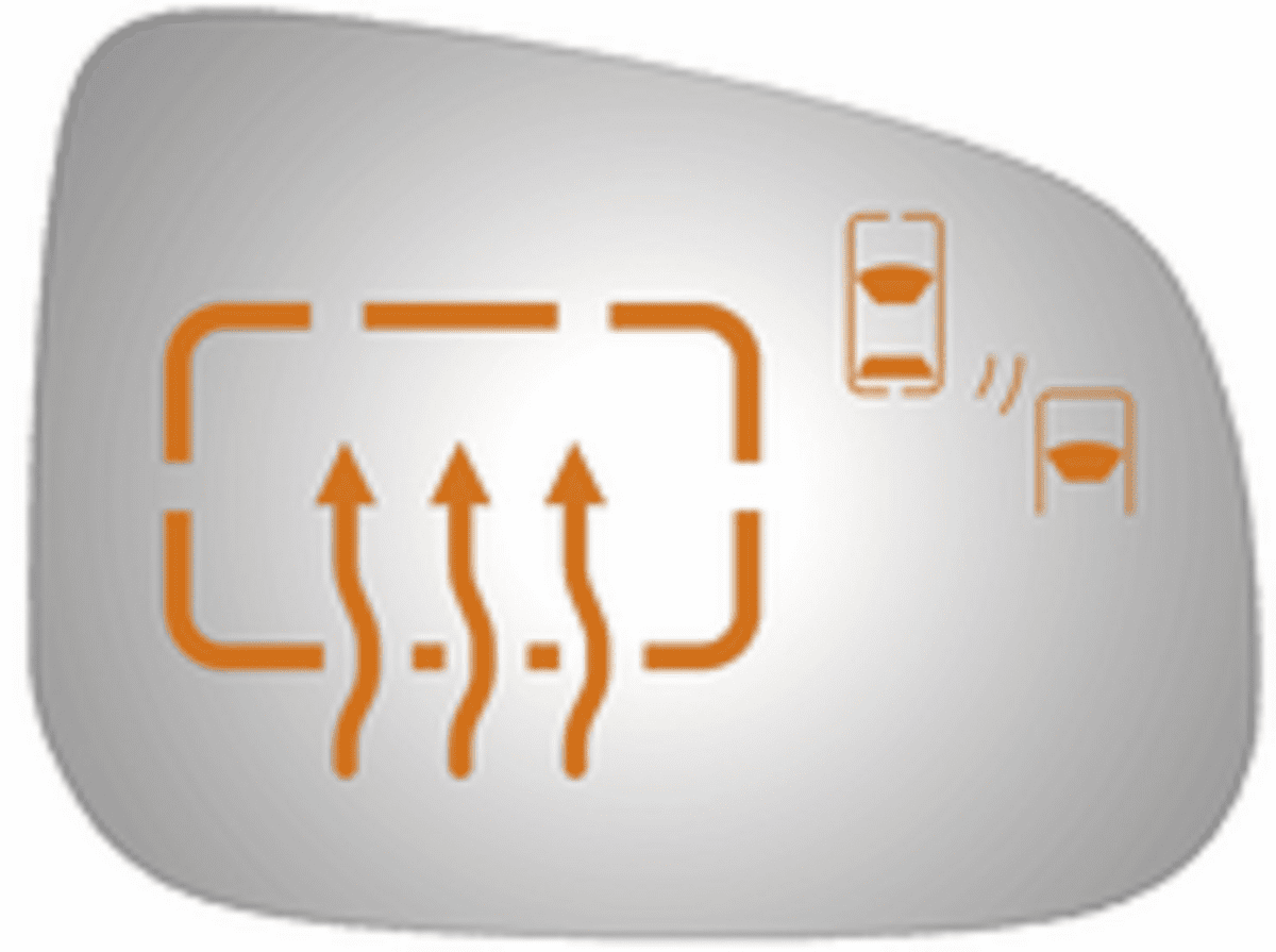 Jaguar XF 2017 Passenger Right Side Heated Mirror Glass Blind Spot