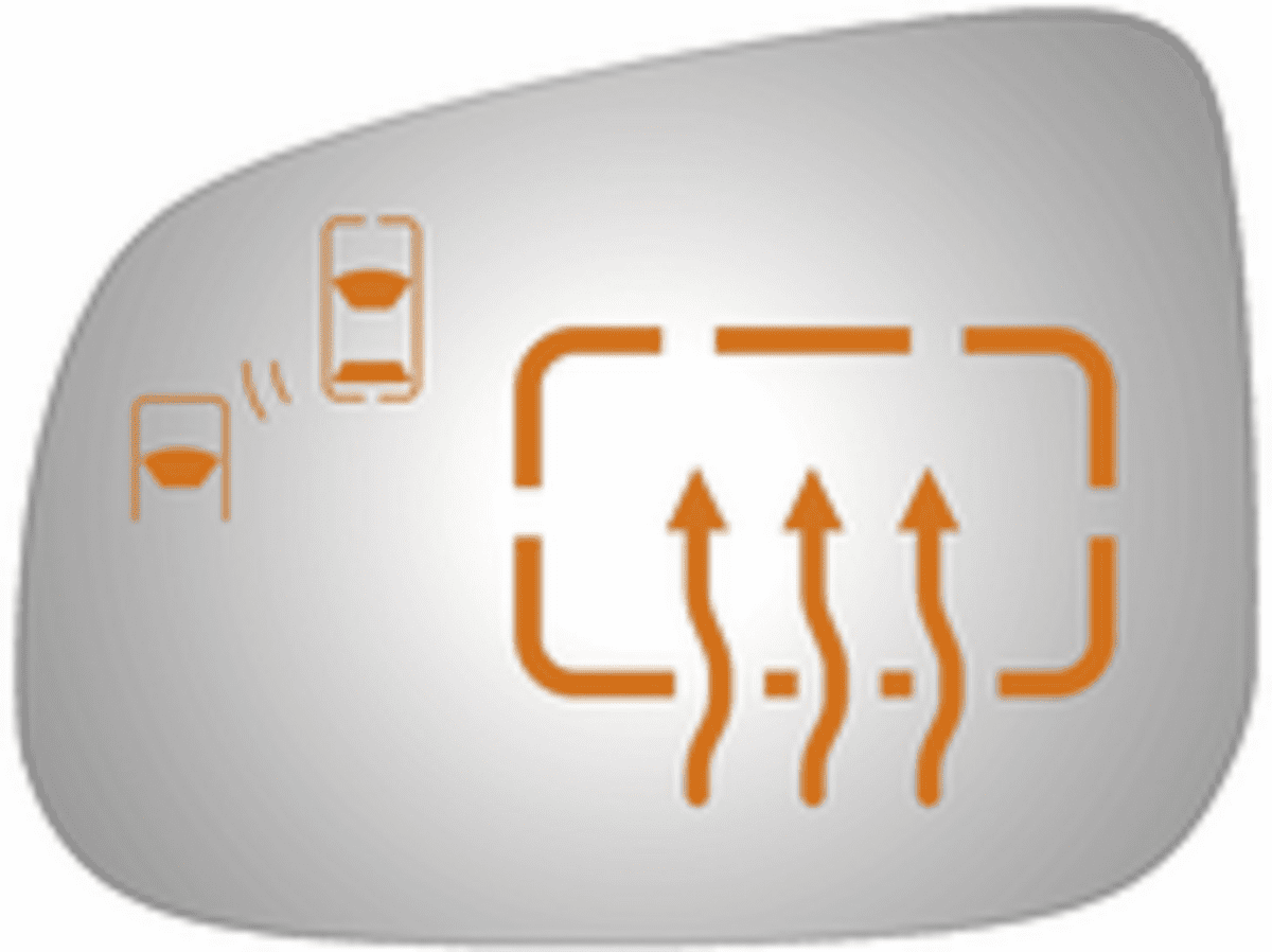 Jaguar XJR 2014 Driver Left Side Heated Mirror Glass Blind Spot