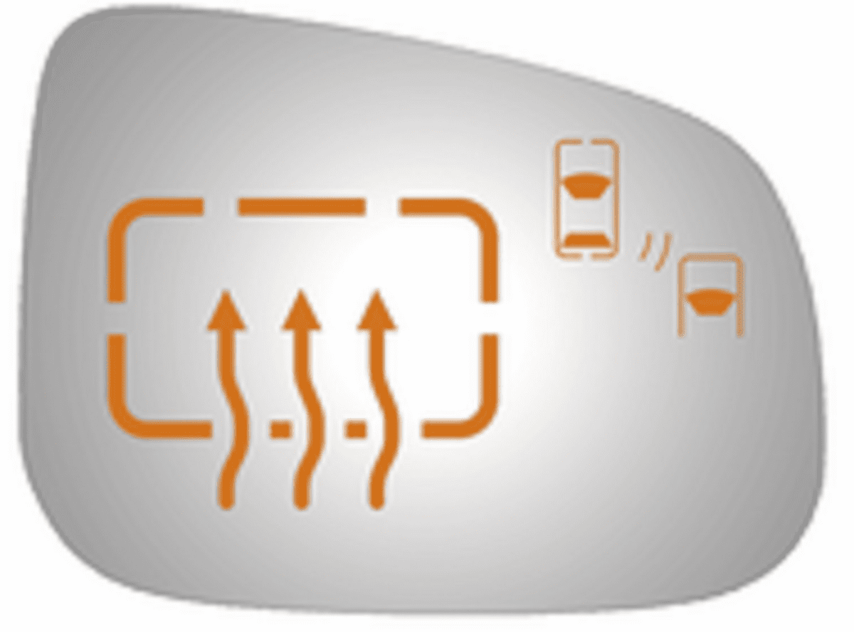 Jaguar XJR 2014 Passenger Right Side Heated Mirror Glass Blind Spot