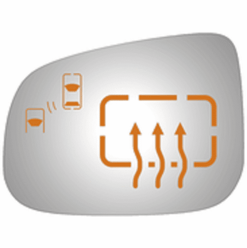 Jaguar XJR 2017 Driver Left Side Heated Mirror Glass Blind Spot